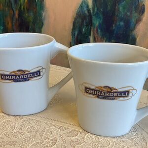 Ghirardelli Mugs lot of 2 - New